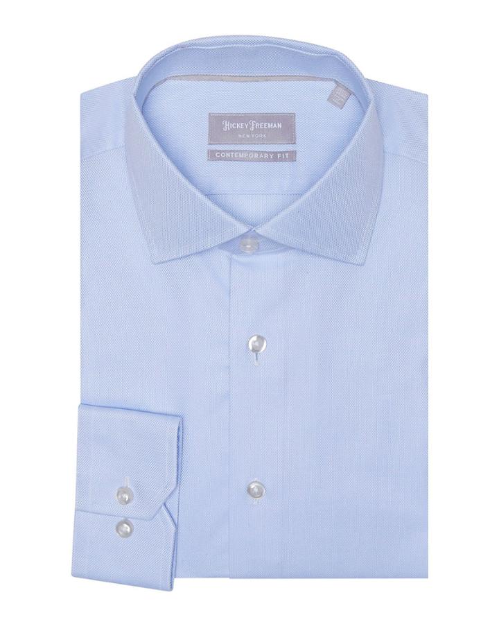 Men's Contemporary-fit Textured Dress