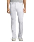 Slim-fit Straight-leg Jeans, White