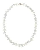 Baroque White South Sea Pearl Necklace,