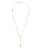 14k Wavelength Lariat Chain Necklace