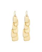 Inka Drop Earrings, Gold