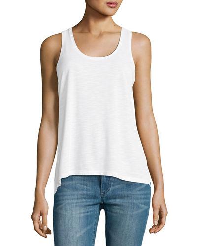 Sleeveless Split-back Tank
