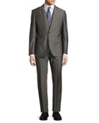 Genesis Slim-fit Two-piece Suit, Dark Gray