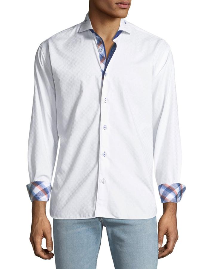 Men's Shaped-fit Einstein Square