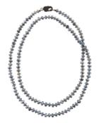 Labradorite & Black Spinel Necklace