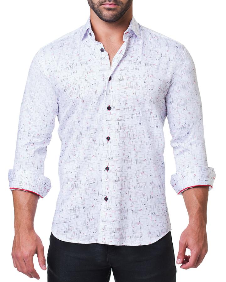 Men's Einstein Morse Red Shaped-fit