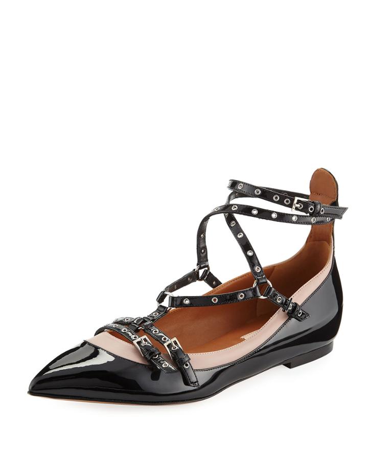 Love Latch Caged Ballet Flats