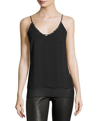 Maude Camisole Blouse, Black