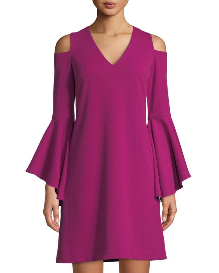 V-neck Cold Shoulder