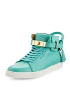 100mm Leather High-top