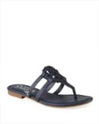 Clara Medallion Thong Flat