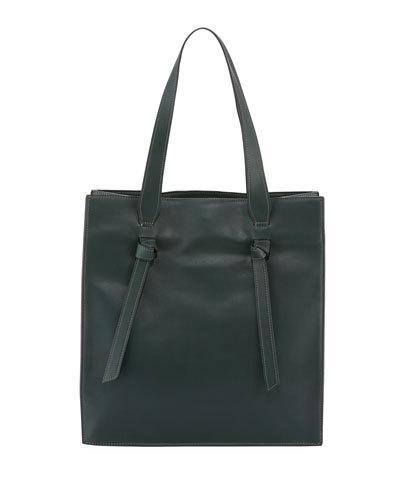 Aria Faux-leather Shopper Tote Bag