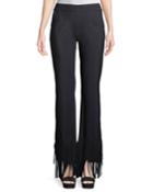 Tonia Wide-leg Pants W/ Fringe