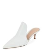 Pointed-toe Calf Leather High-vamp
