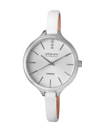 Herlev Slim Quartz Diamond White Leather