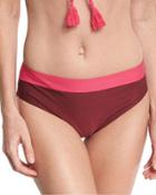 Two-tone Hipster Bikini Bottom, Pink