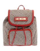 Logo-print Drawstring Backpack Bag