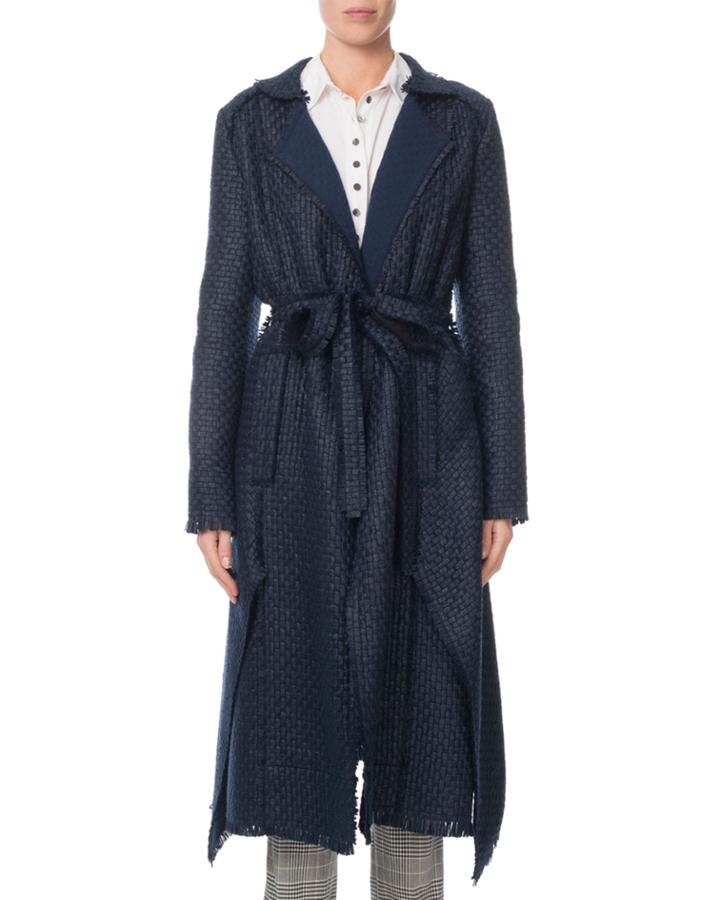 Pullman Woven Tie-waist Coat