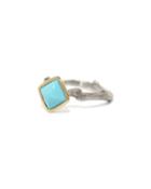 Elizabeth Showers Pippa Sugarloaf Turquoise Ring, Size 7, Women's, Blue