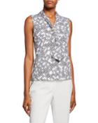 Printed Cluster Knit Top