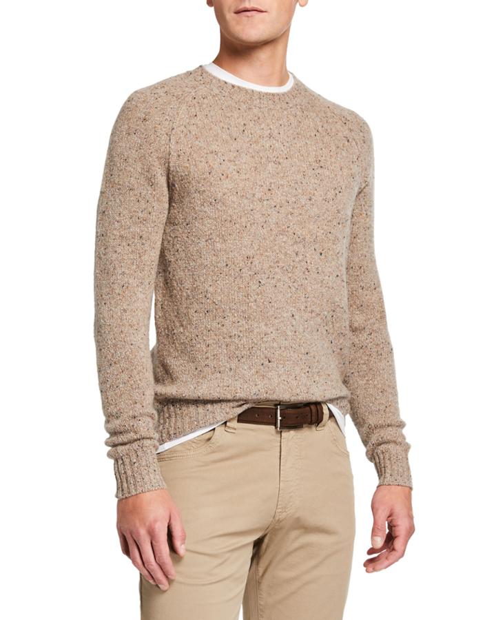 Men's Donegal Crewneck Raglan-sleeve