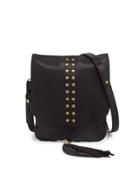 Ember Leather Crossbody Bag, Black