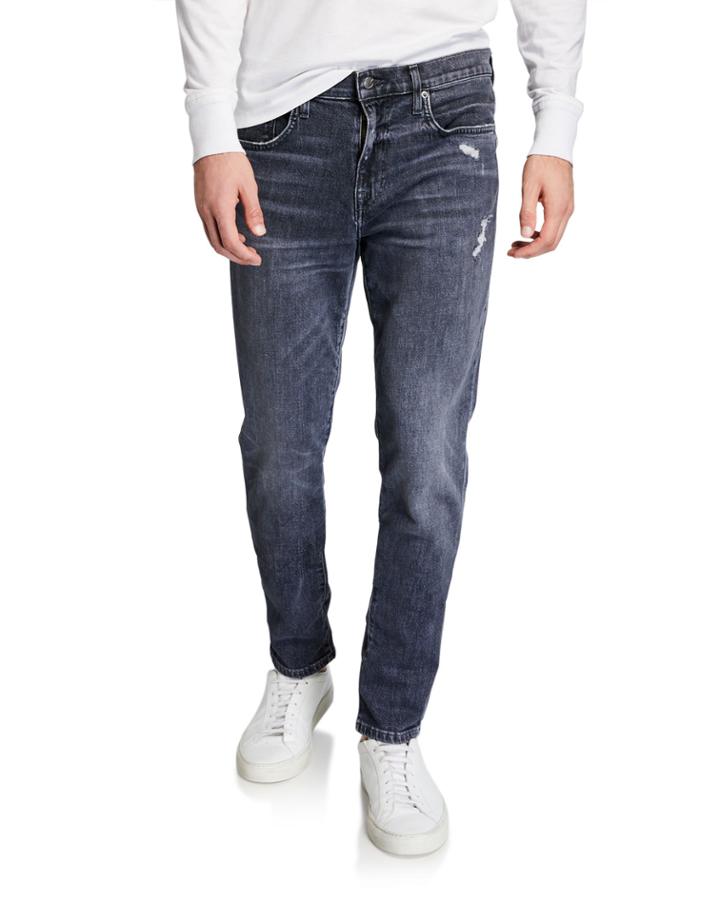 Men's Asher Wolfgang Distressed Jeans