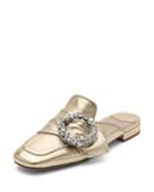 Pearly-buckle Leather