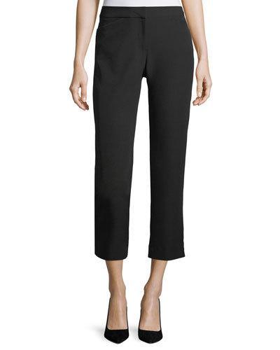 Crepe Slim-fit Crepe Pants