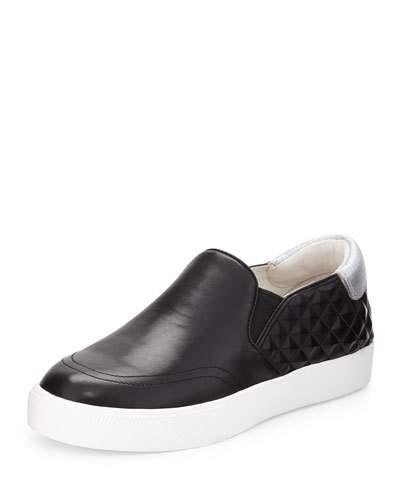 Idol Bis Leather Sneaker, Black/antic