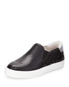 Idol Bis Leather Sneaker, Black/antic