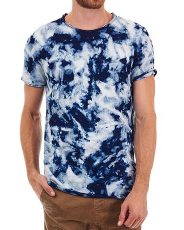 Men's Crinkle Tie-dye Short-sleeve T-shirt