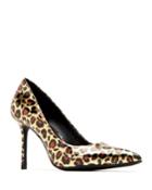 The Sissy Pointy-toe Croc-printed Pumps