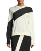 Crewneck Long-sleeve Colorblock