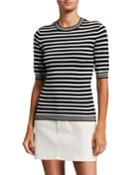 70's Striped Cotton-cashmere