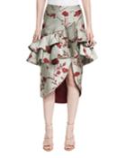 Yordana Ruffled Jacquard