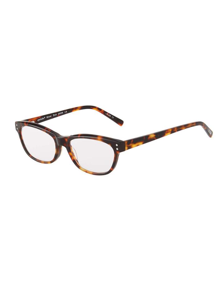 Stew Zoo Square Acetate Reading Glasses, +2