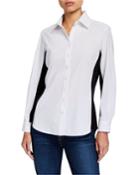 Casey Combo Solid Silky Poplin
