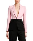Two-tone Light Wool-silk Jacket