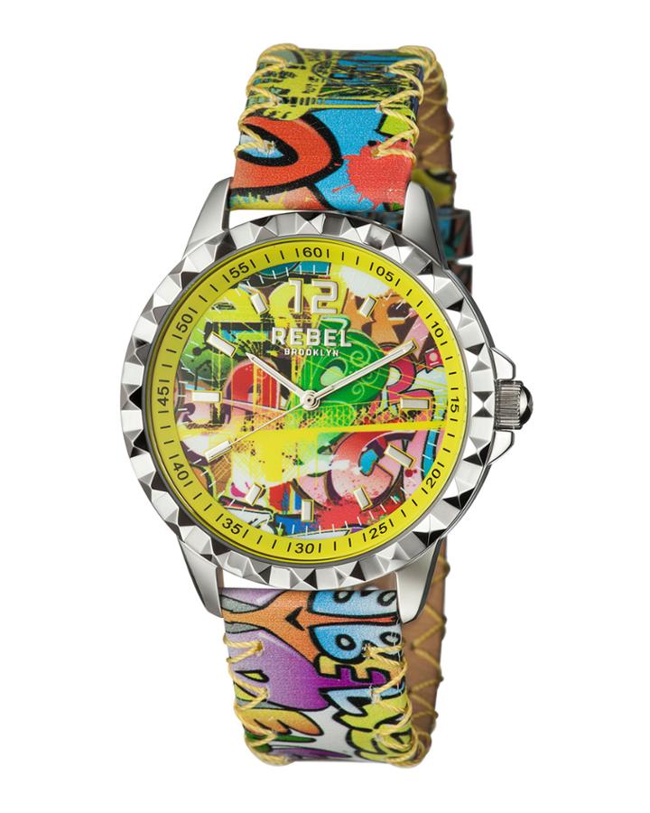 42mm Dumbo Graffiti Watch W/ Leather