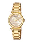 34mm Idillio Bracelet Watch W/ Mother-of-pearl Dial, Gold