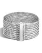 Classic Chain 9-row Sterling Silver Bracelet,