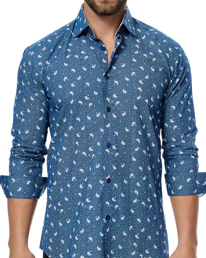 Shaped-fit Luxor Paisley Vintage Dress