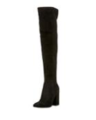 Rolling High Cuissard Seamed Suede 100mm