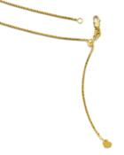 14k Yellow Gold Adjustable Box Chain Necklace