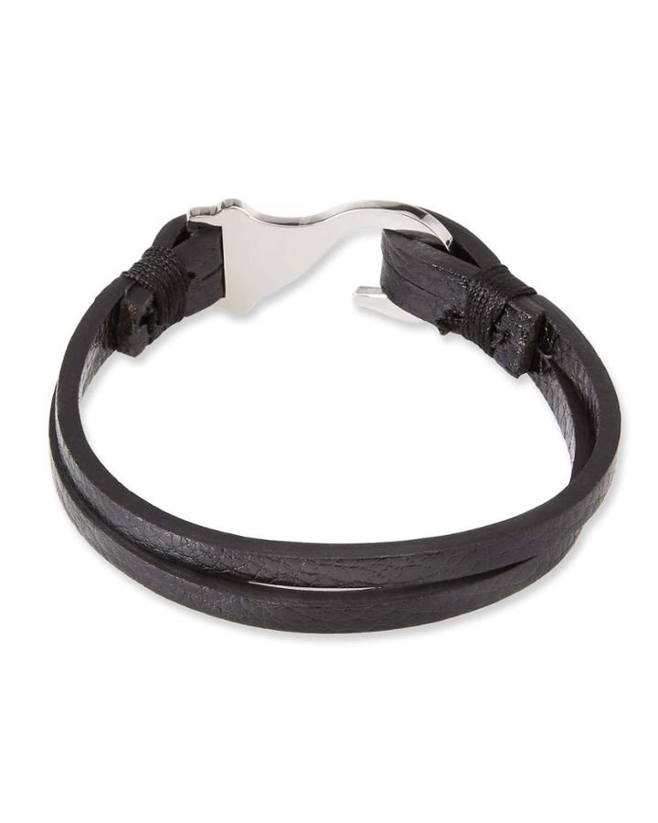 Men's Double-band Leather Bracelet