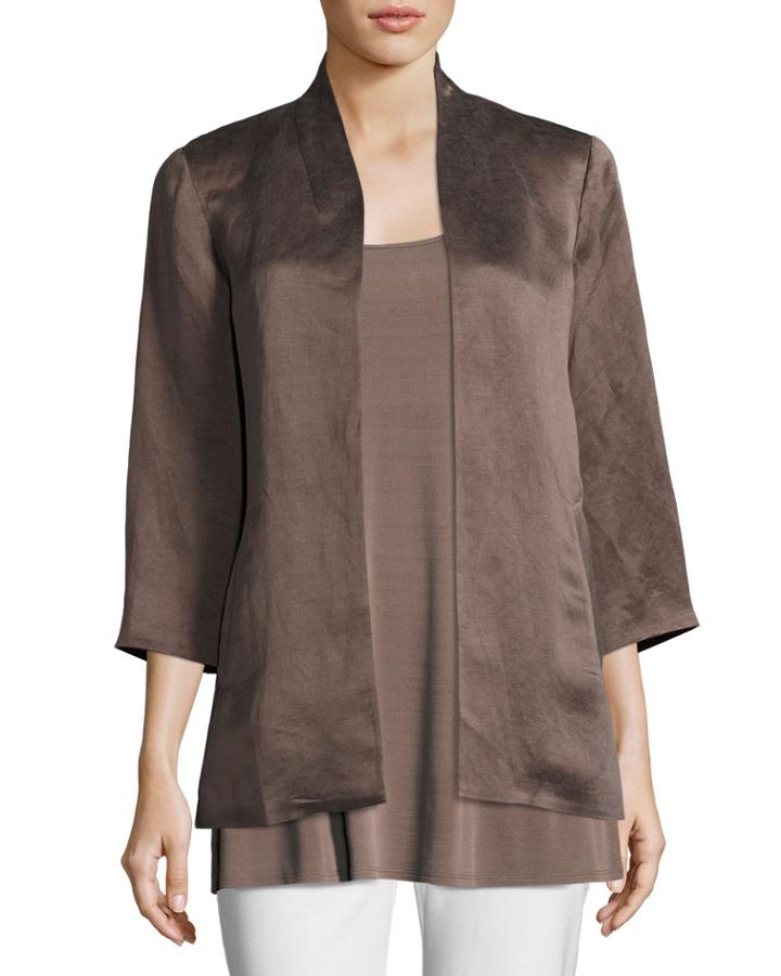 Organic-linen/silk