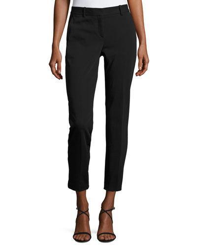 Treeca Twill Cropped Trousers