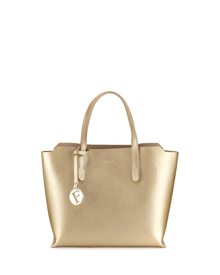 Sally Small Saffiano Tote Bag