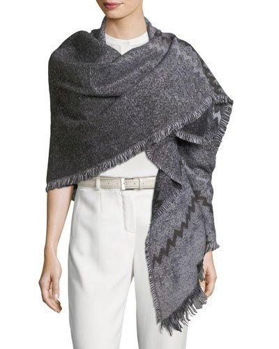Zigzag Knit Wrap